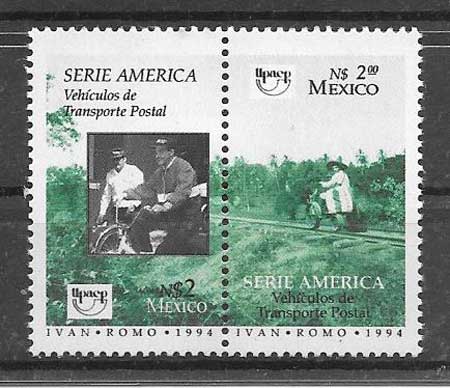 sellos colección UPAEP México 1994