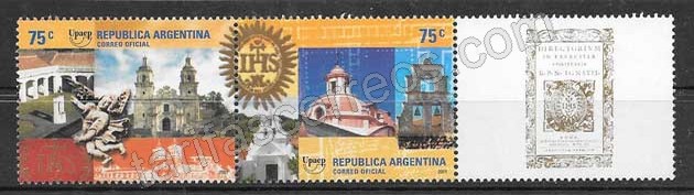 sellos argentina América UPAEP 2001