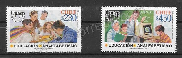 colección sellos UPAEP Chile 2002